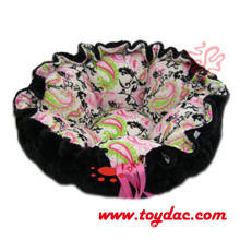 Plush Flower Dog Pet Bed